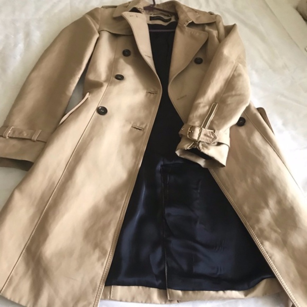 Zara cream classic trench